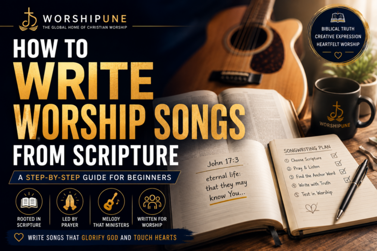 How to Write a Worship Song from Scripture: A Step-by-Step Guide for Beginners