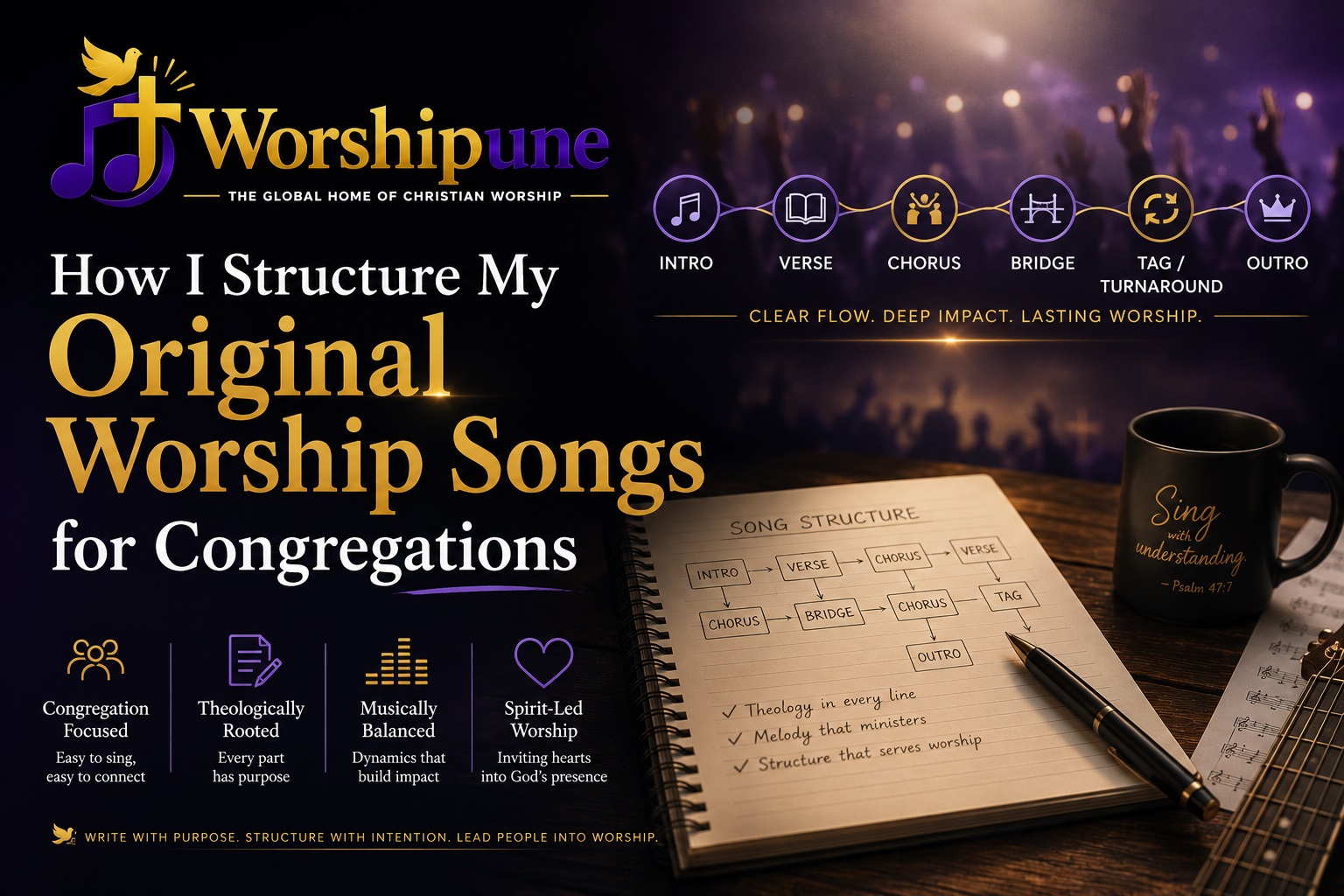How I Structure My Original Worship Songs for Congregations